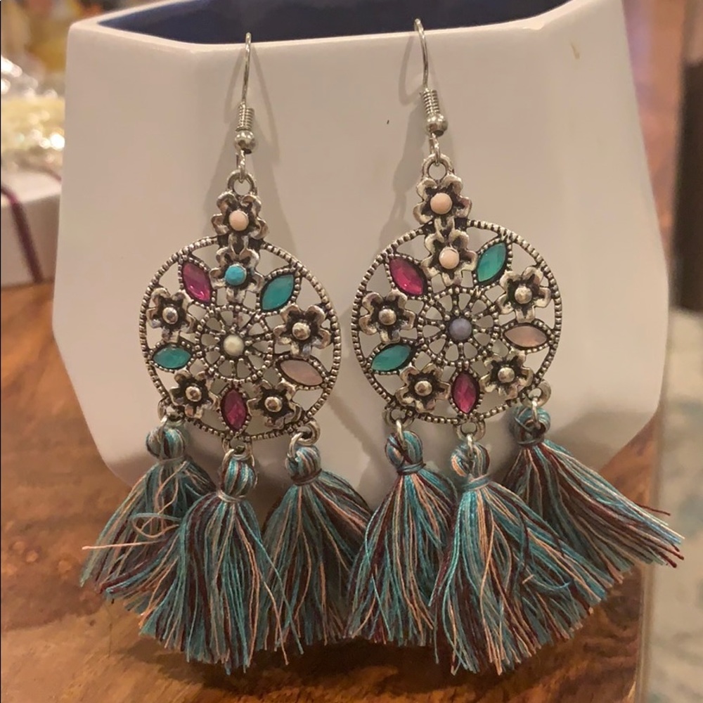 Tussles colorful earrings